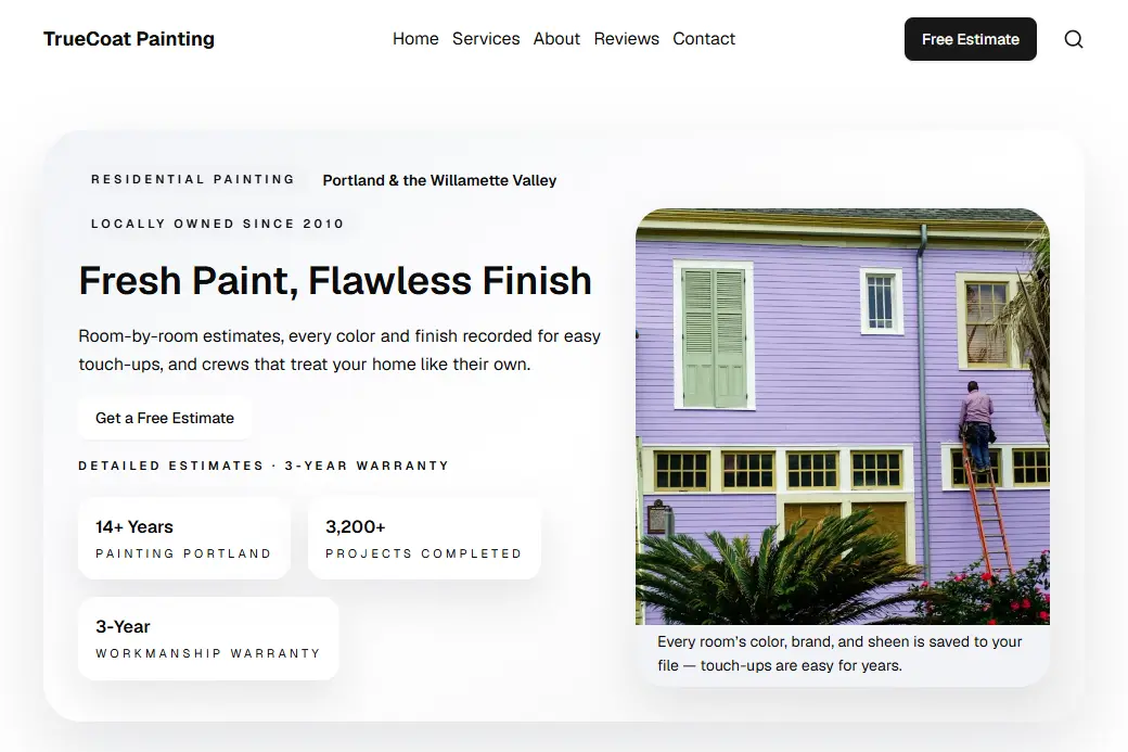 Painting demo website