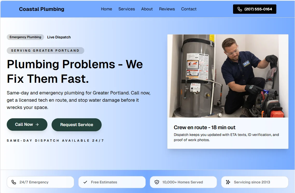 Plumbing workflow demo